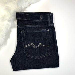 7FAMK Roxanne Dark Wash Skinny Jeans